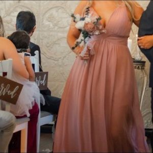 Azazie MAREN DRESS DUSTY ROSE